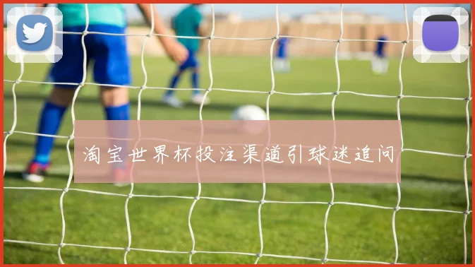 淘宝世界杯投注渠道引球迷追问